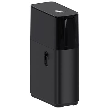 Aqua Danmark Slim SOFT 9, Kapacitet til 5 personer, sort 